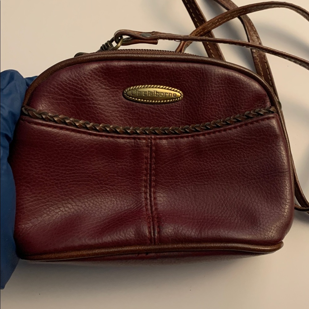 Vintage Liz Claiborne Burgundy Mini Purse
